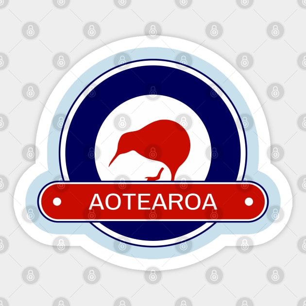Aotearoa Air Force Roundel RNZAF Sticker by Yesteeyear